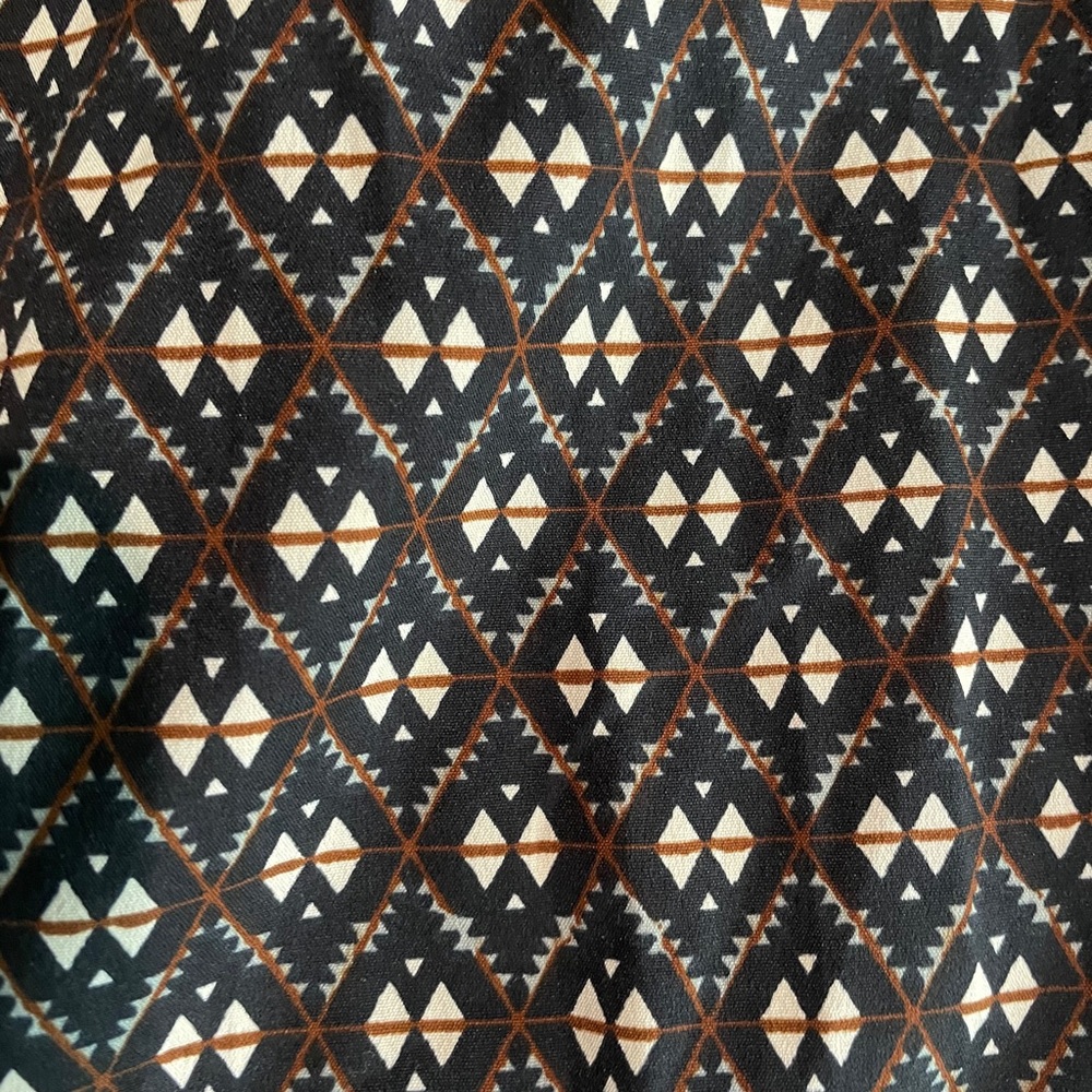 Black Patterned Satin Joggers - Stradivarius - Picture 5 of 6